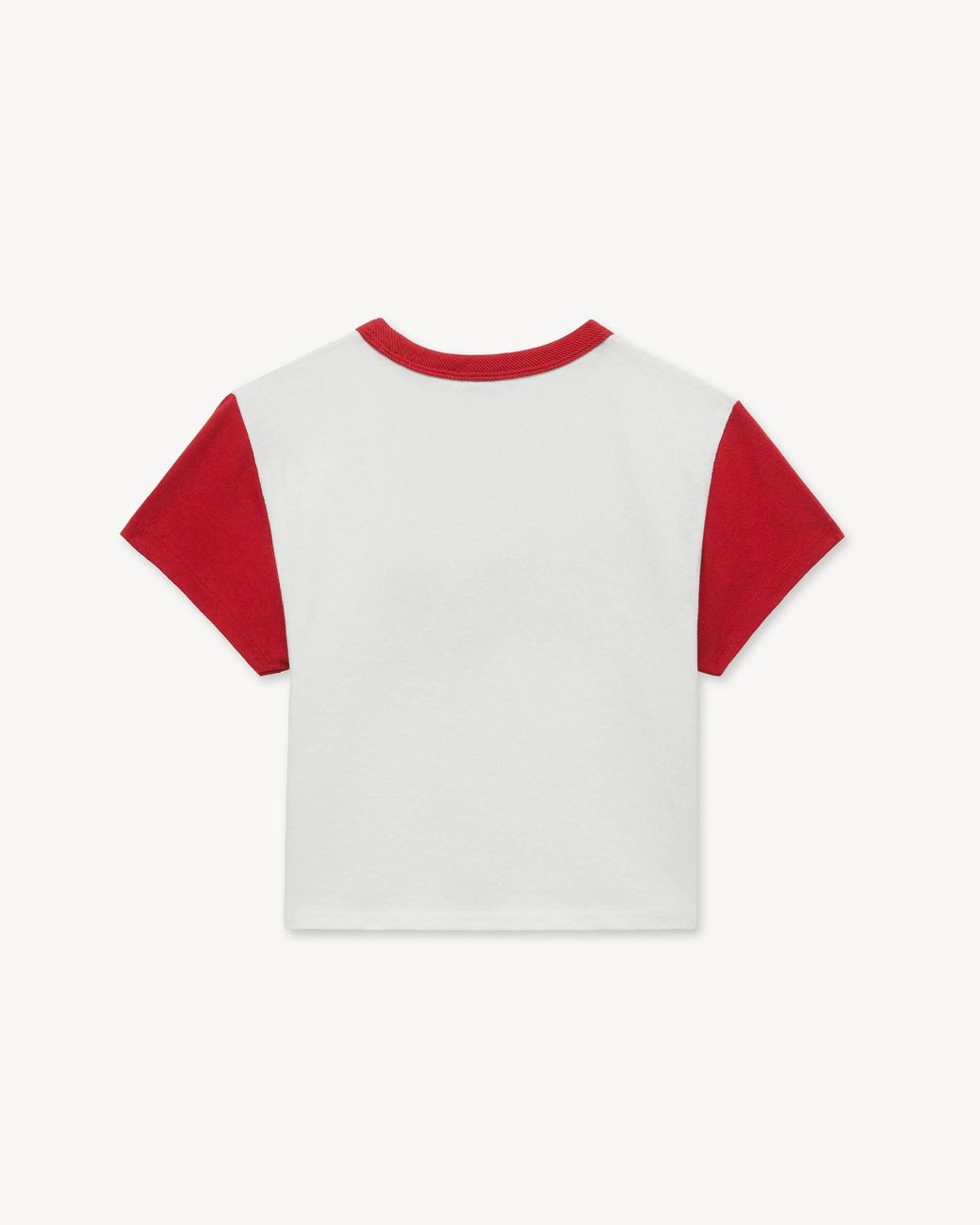 KENZO Red Graphic Print Cropped T-Shirt