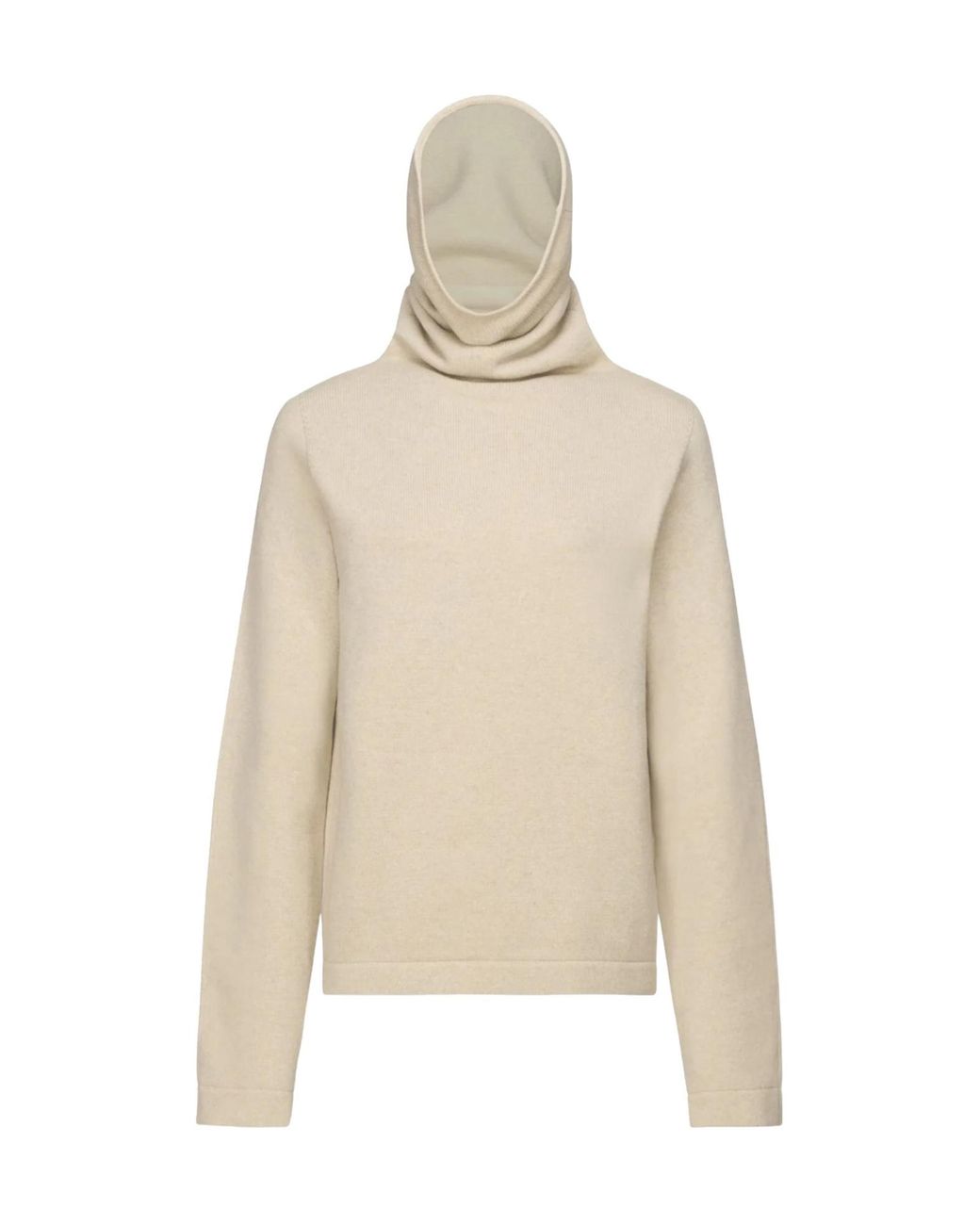 Alaïa Natural Alaïa High Neck Jumper