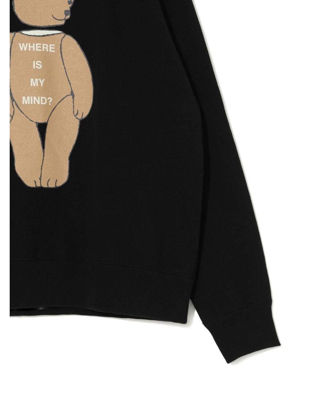 Undercover Black Teddy Graphic Sweatshirt for men