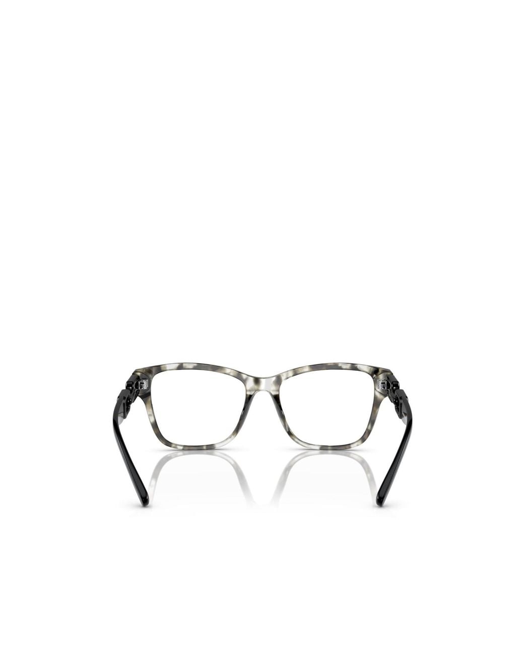 Emporio Armani White Square Frame Glasses