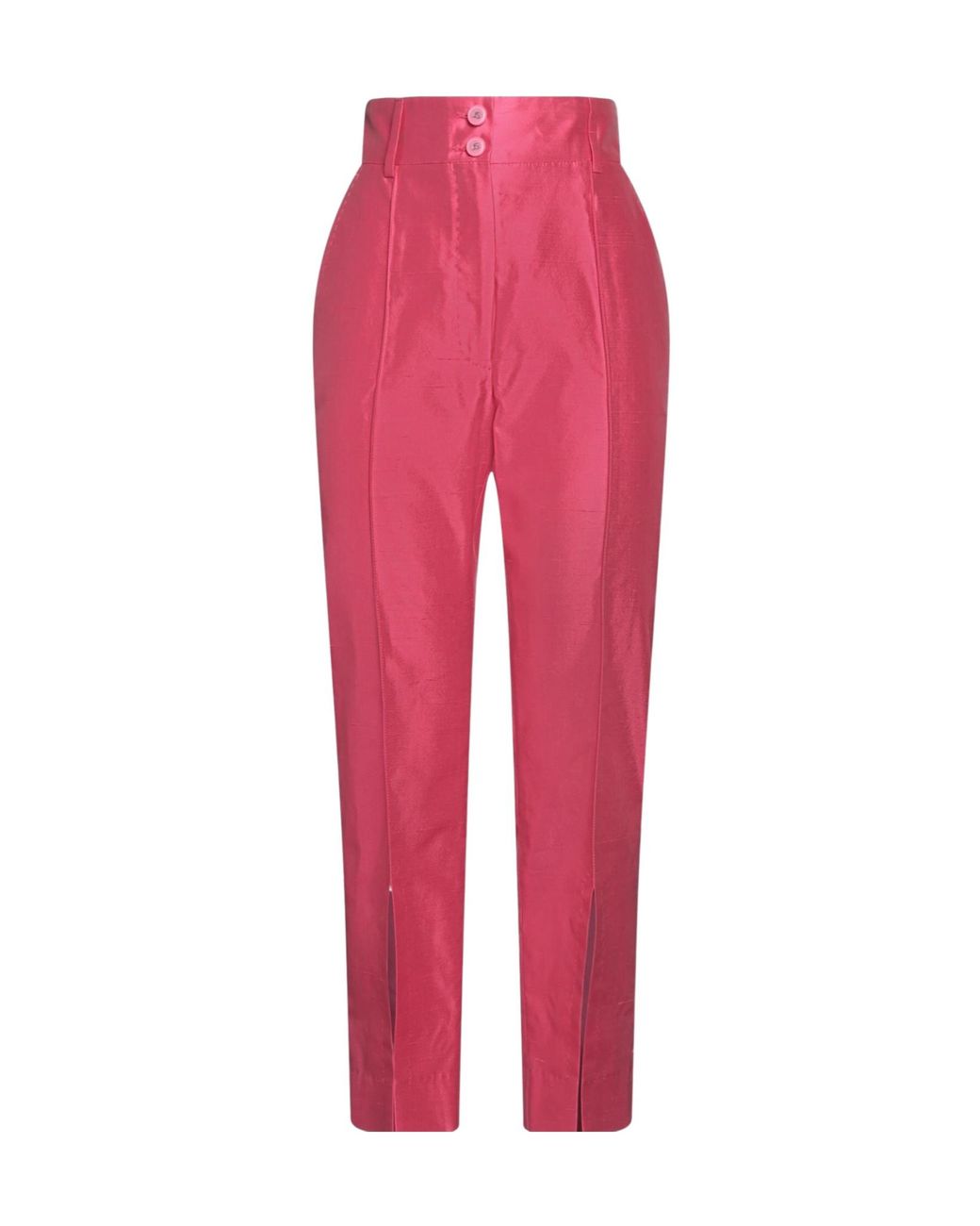 Dolce & Gabbana Solid Color Tapered Trousers
