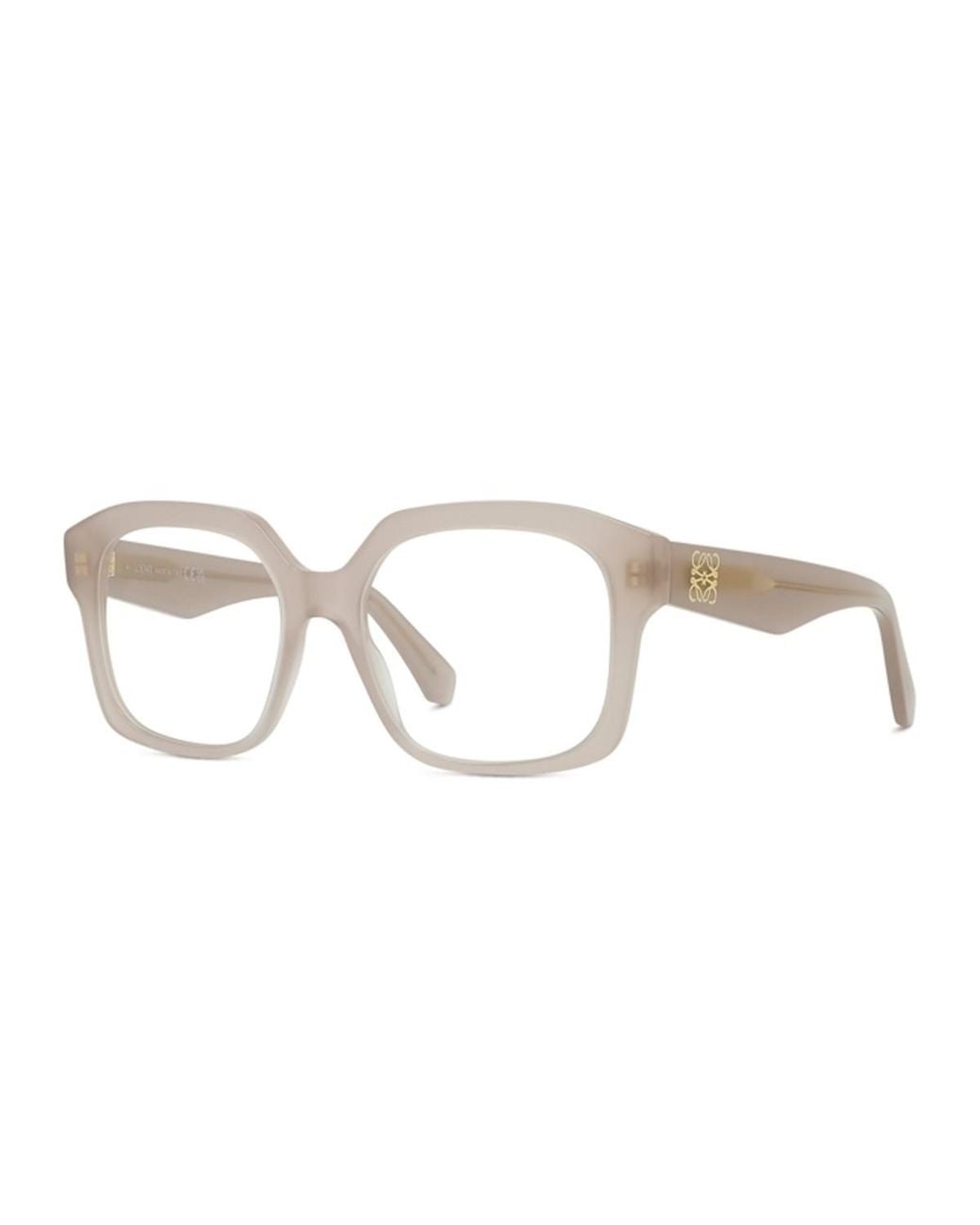 Loewe White Square Frame Glasses