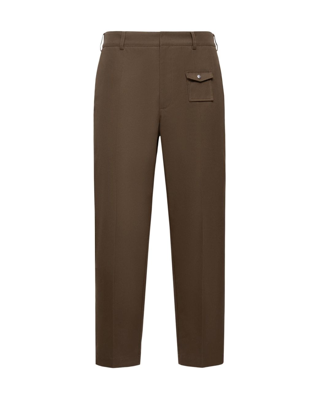 Moncler Brown Tailored Gabardine Pants for men