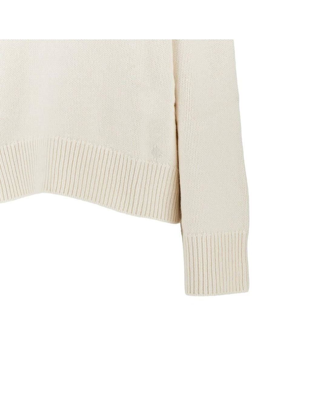 Loulou de Saison White Jonah Cashmere Sweater