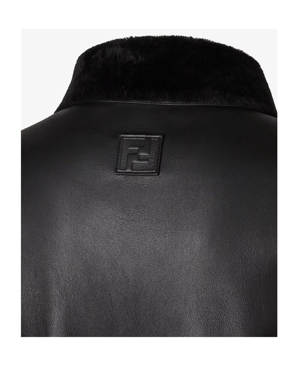 Fendi Black Shearling Jacket for men