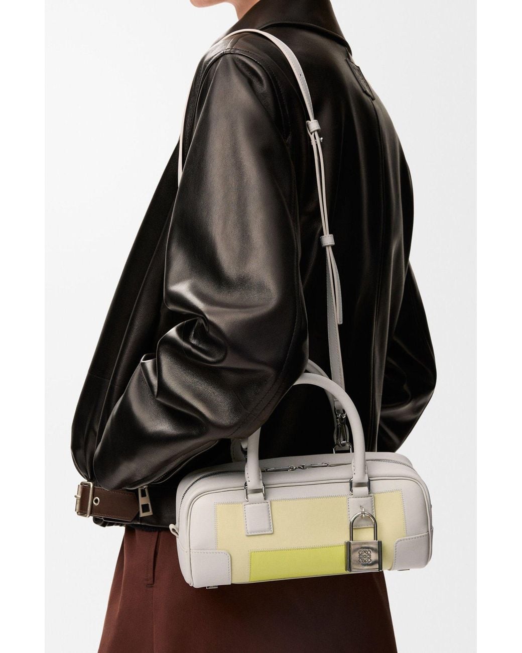 Loewe Metallic Amazona 23 Cropped Bag