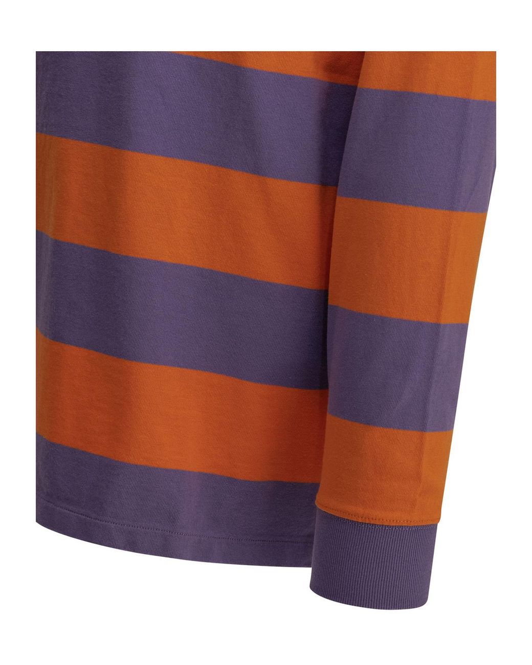 Polo Ralph Lauren Orange Stripe Rugby Polo Shirt for men