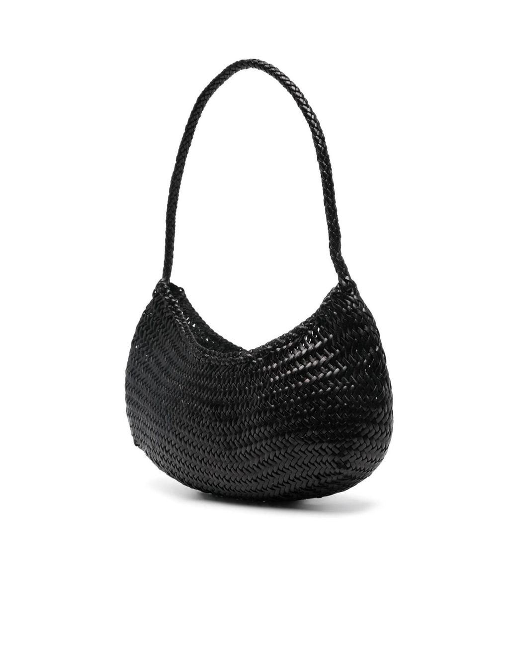 Dragon Diffusion Nova Luna Woven Shoulder Bag in Black | Lyst UK