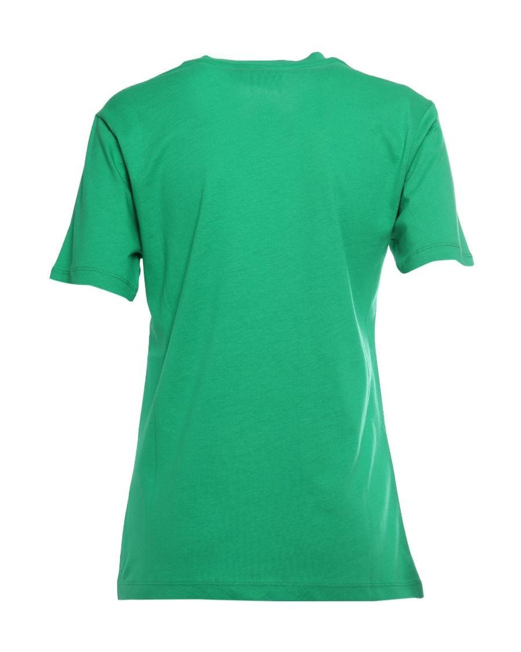 Chiara Ferragni Green Logo-Printed Crewneck T-Shirt for men