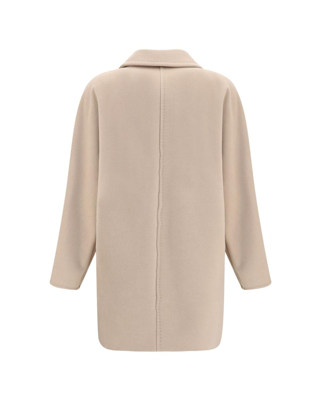 Max Mara Natural Rebus Double-Breasted Coat