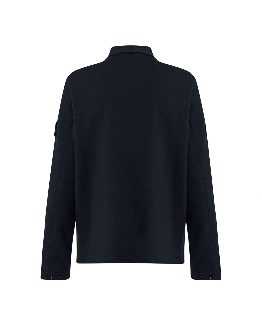 Stone Island Blue Zipper Cardigan for men