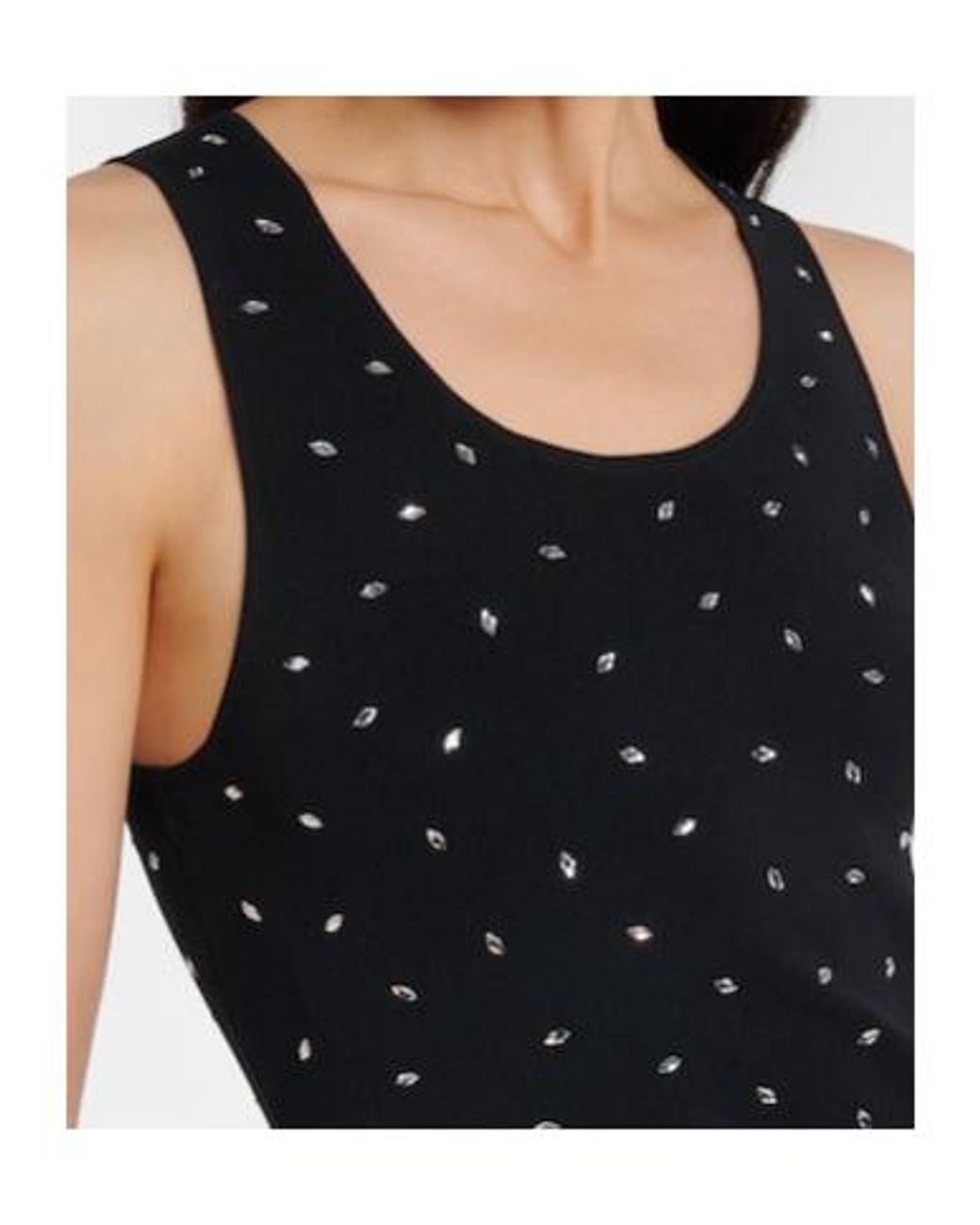 Altuzarra Black Geordie Embellished Jersey Midi Dress