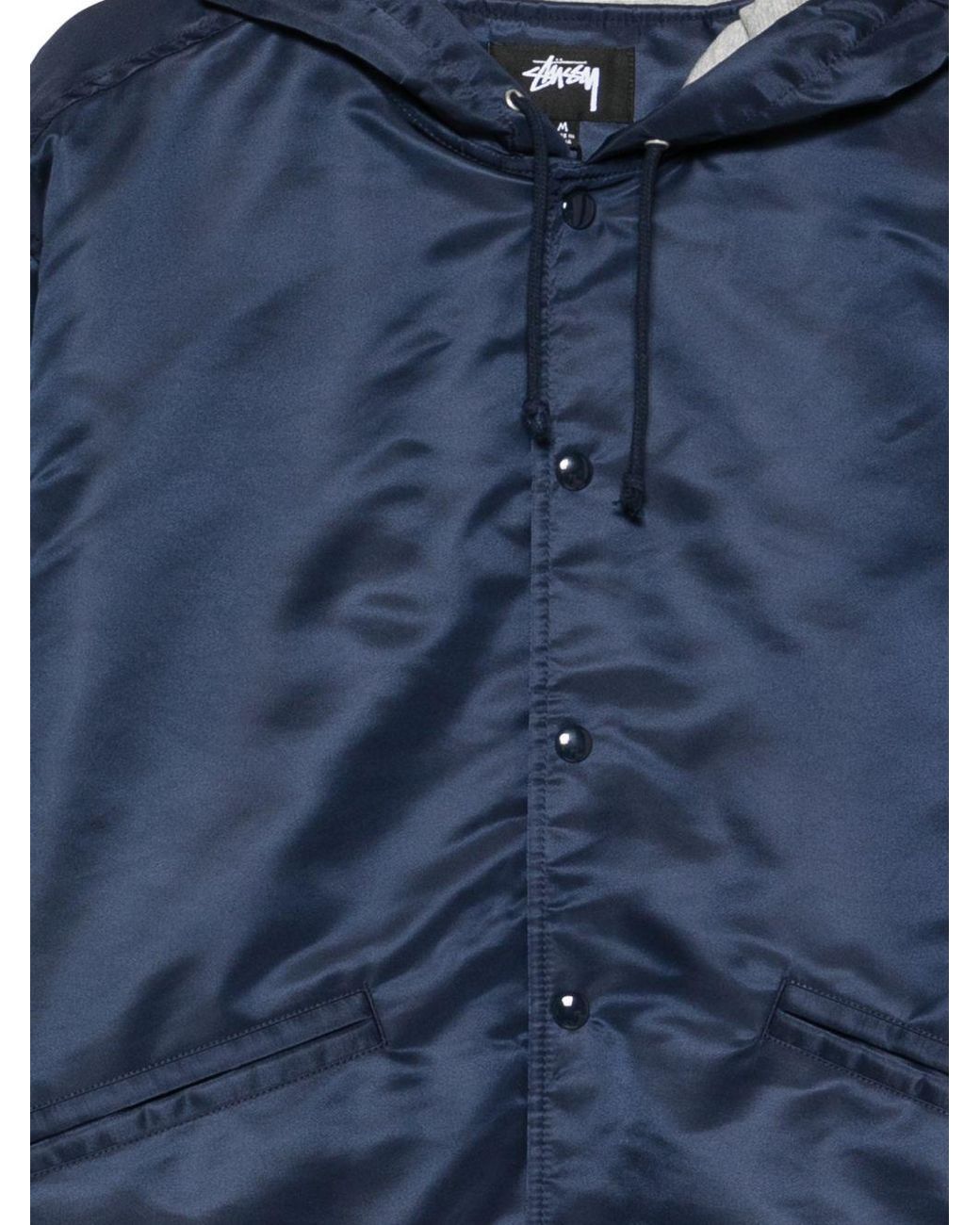 Stussy Blue Long-Sleeved Casual Jacket for men