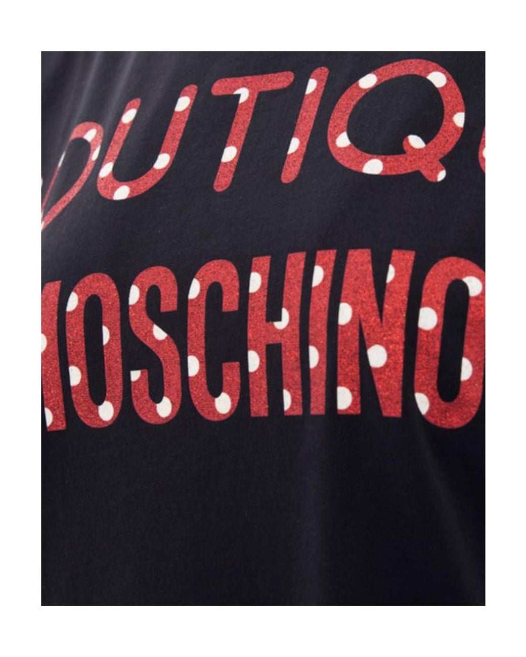 Moschino Black Logo Printed T-Shirt