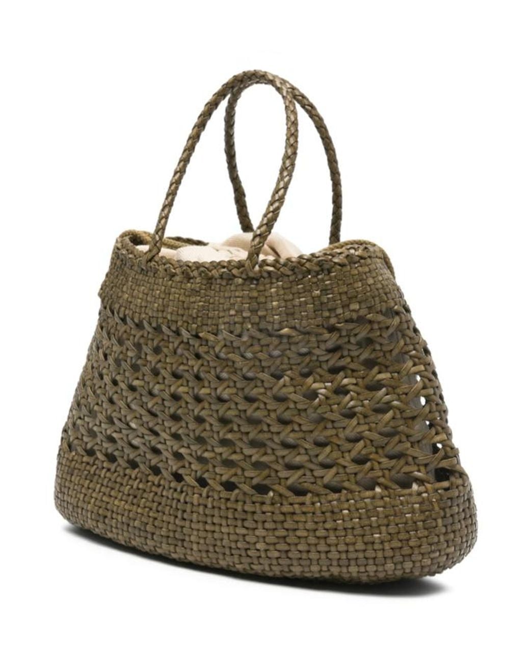 Dragon Diffusion Natural Woven Drawstring Tote Bag