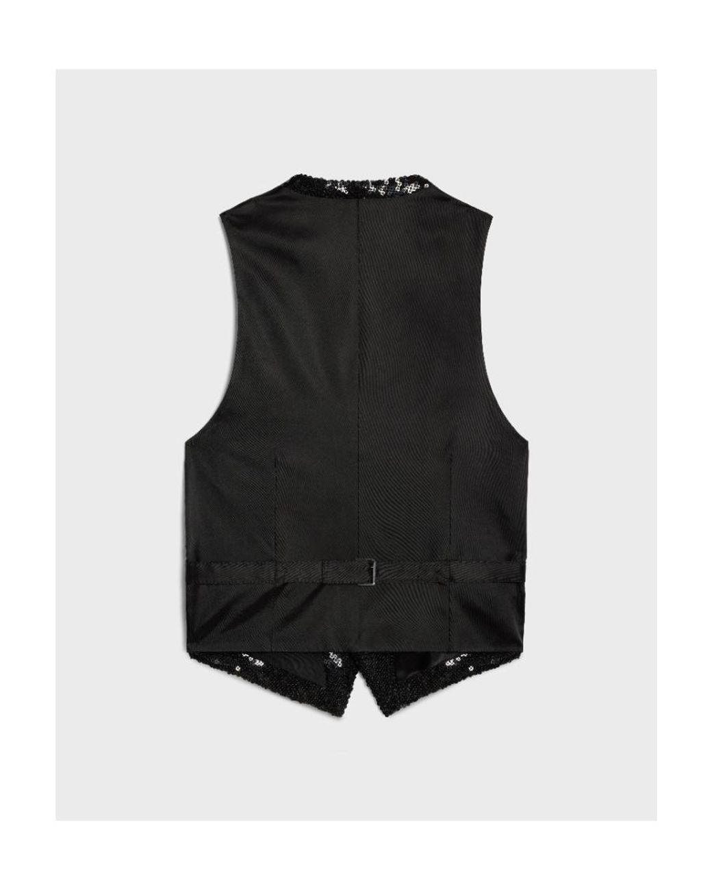 Céline Black Embroidered Waistcoat