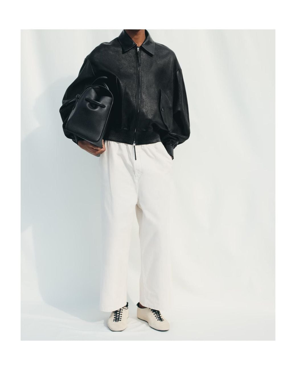 Jacquemus Black Collared Zip-Up Jacket for men