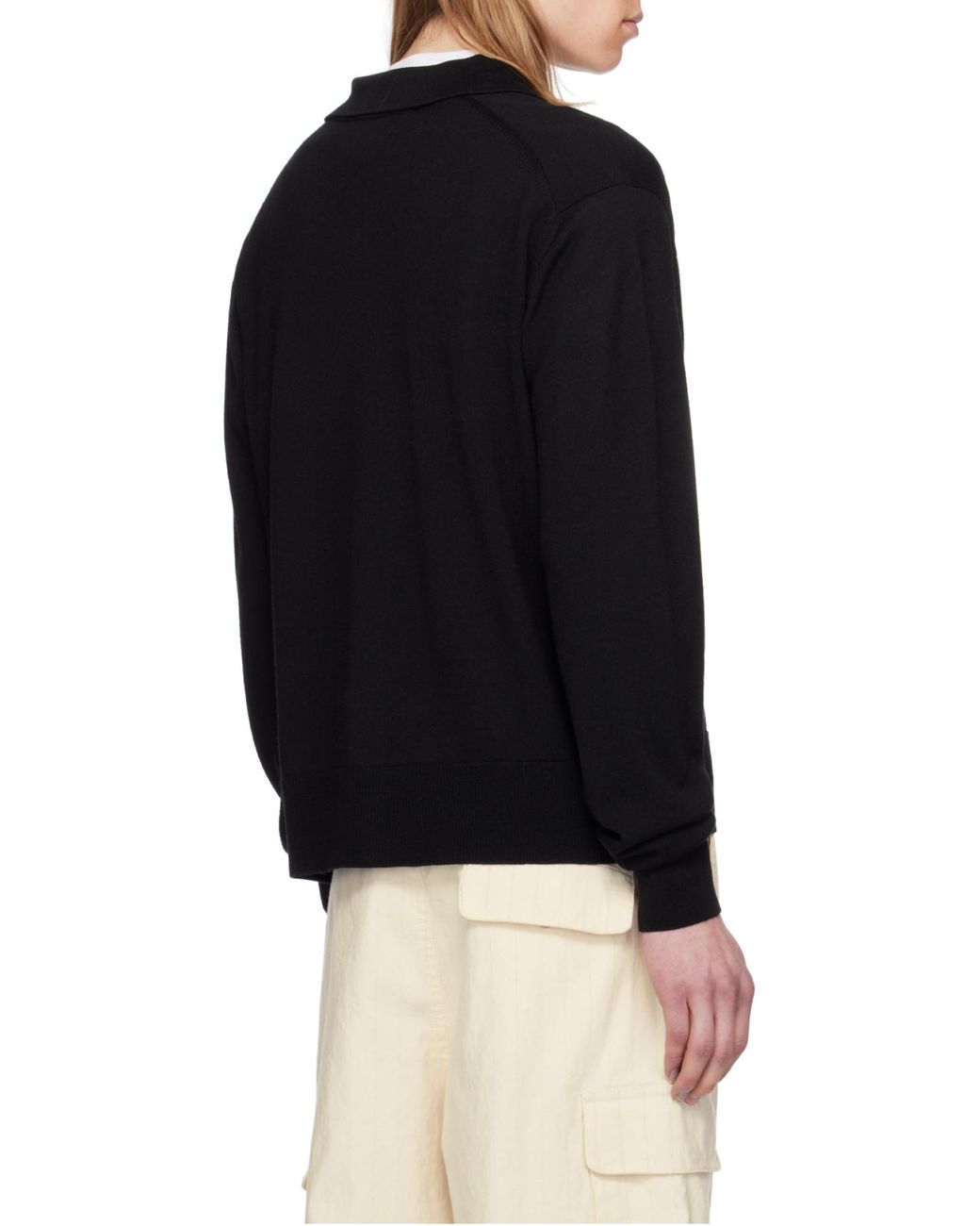 AMI Blue Ami De Coeur Knitted Cardigan for men