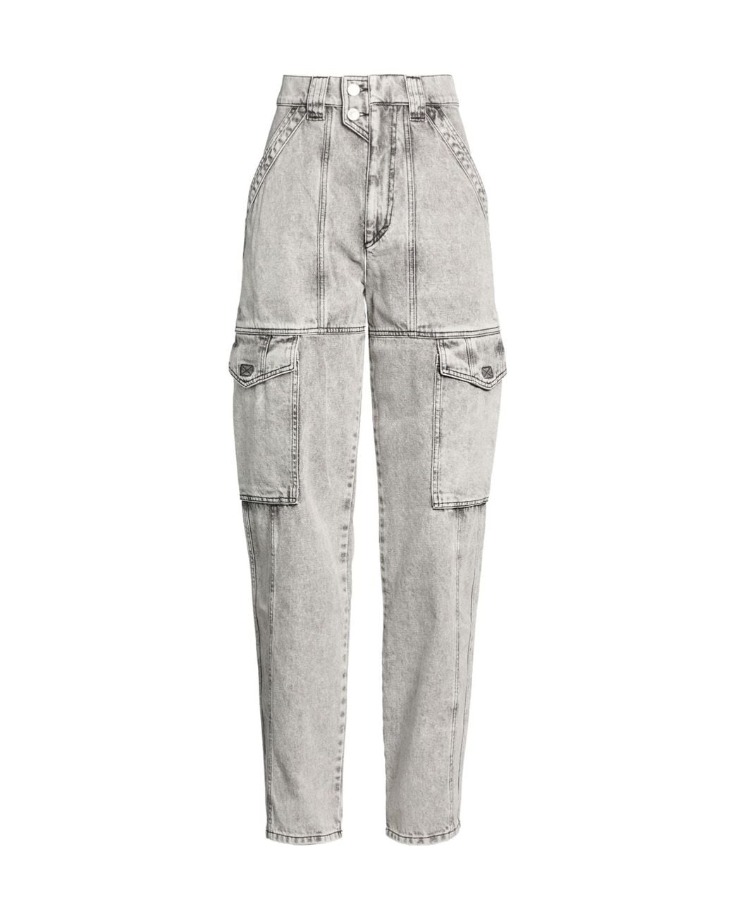 Isabel Marant Gray Denim Trousers