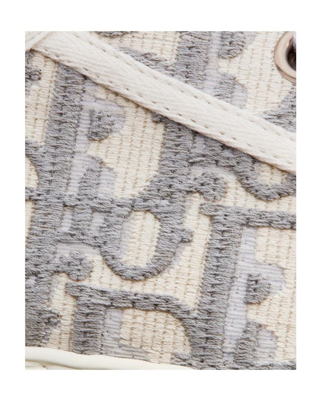 Dior White Walk'N' Low-Cut Casual Sneakers