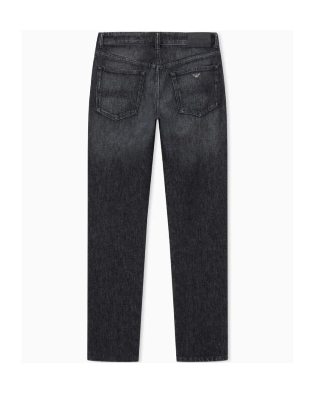 Emporio Armani Gray Slim-Fit Jeans