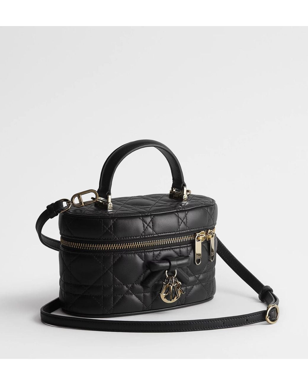 Dior Black Zippered Cosmetic Bag