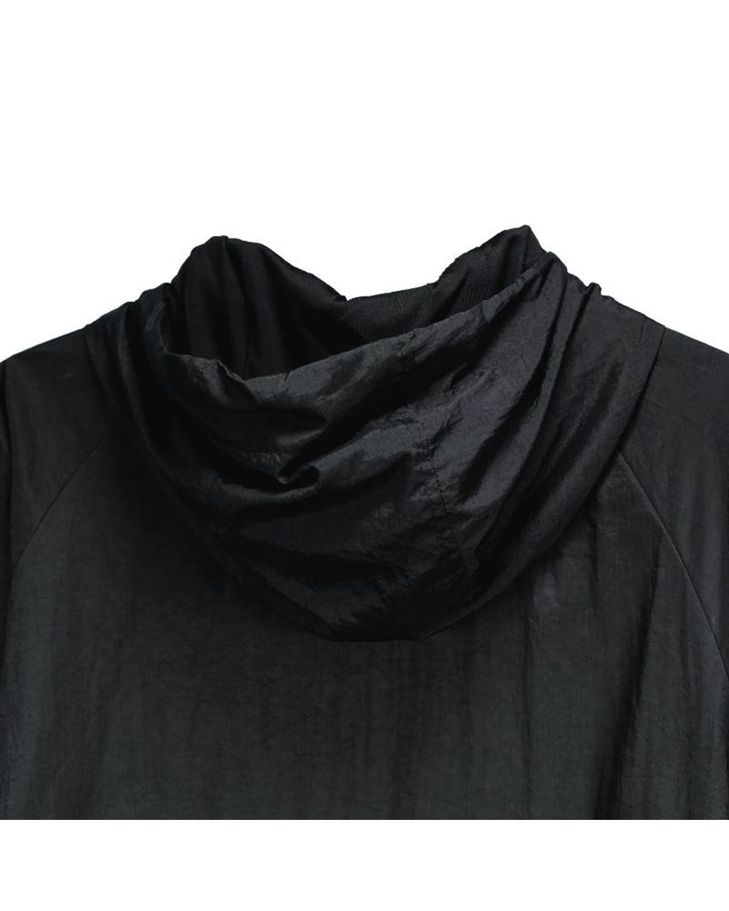 Dolce & Gabbana Black Logo Plaque Drawstring Hooded Jacket for men