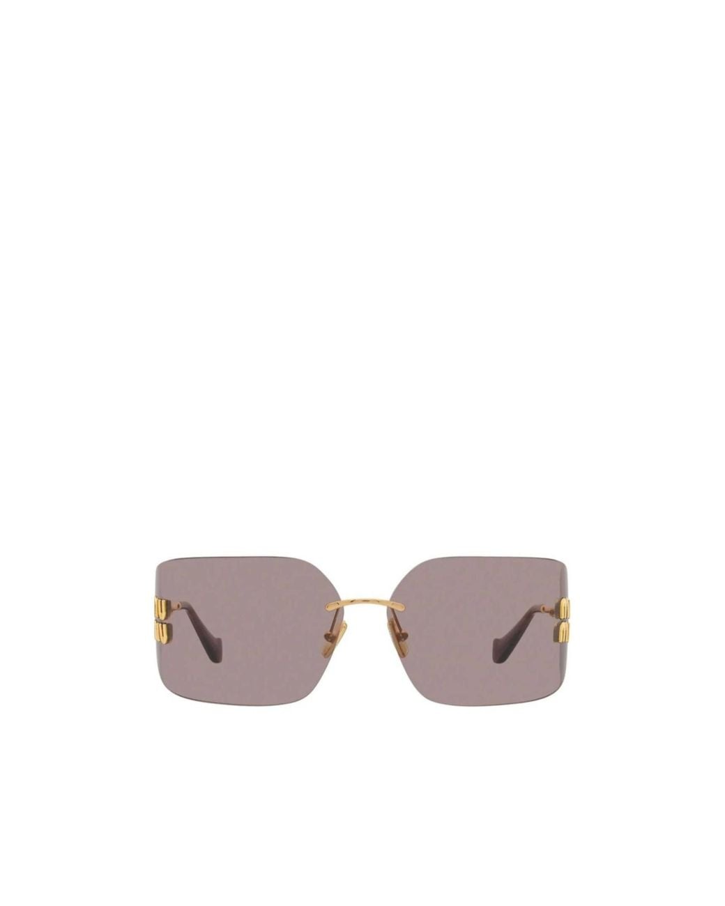 Miu Miu Pink Eyewear Wraparound Sunglasses