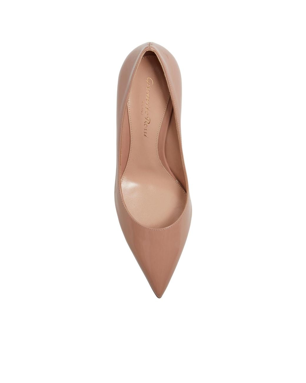 Gianvito Rossi Pink Pointed-Toe Slip-On Pumps