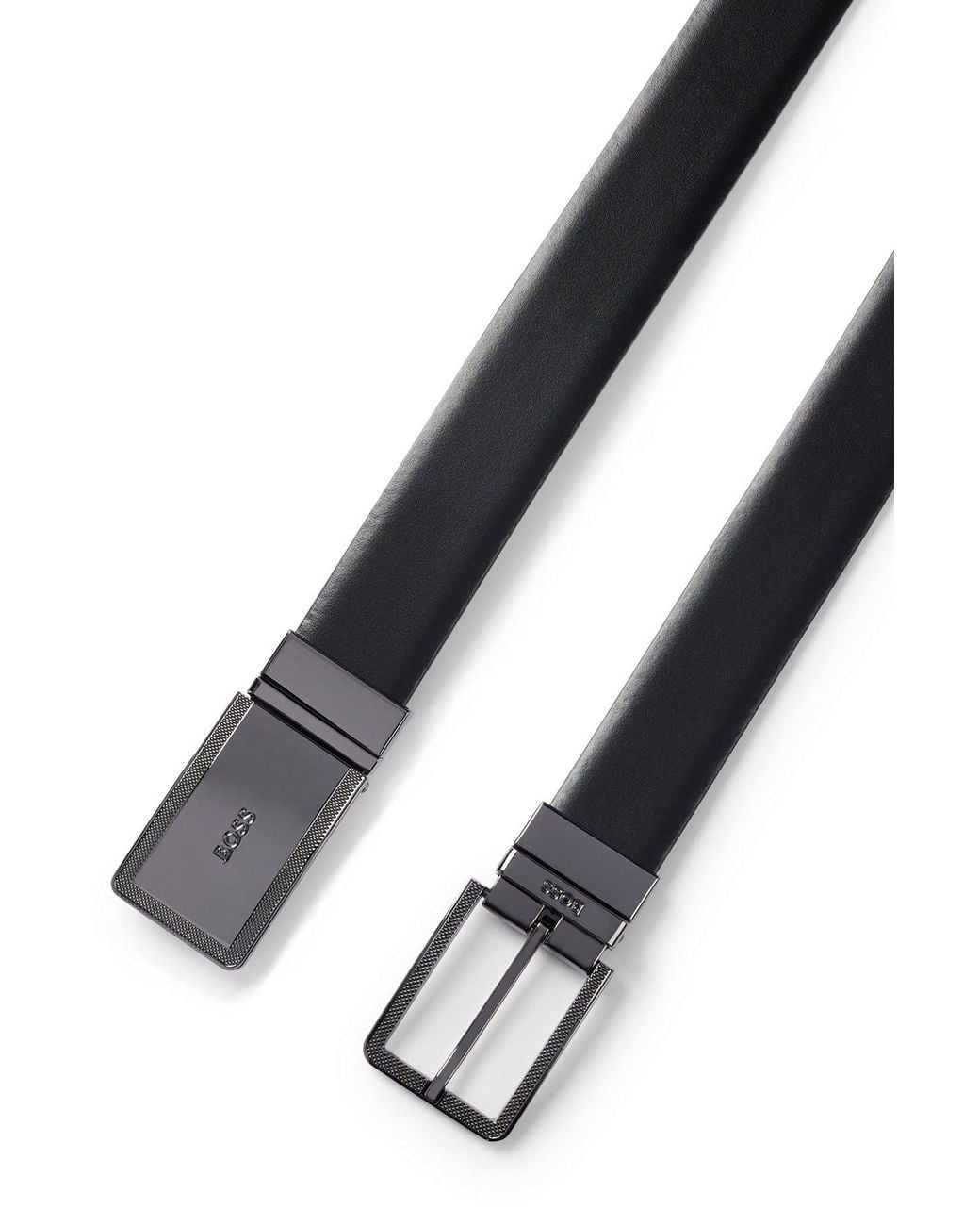 Boss Black Double-Sided Belt for men