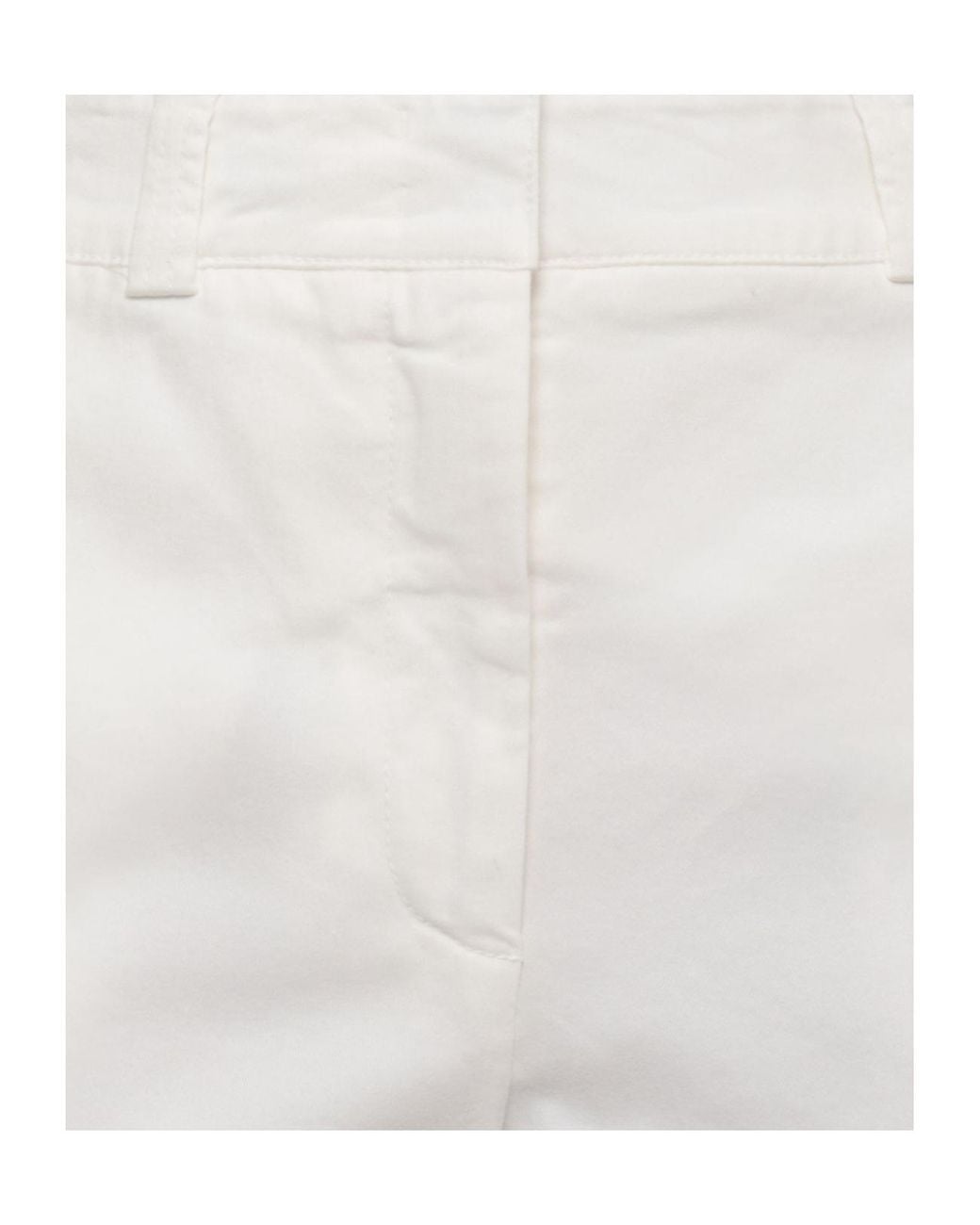 Peserico White Wide-Leg Pants