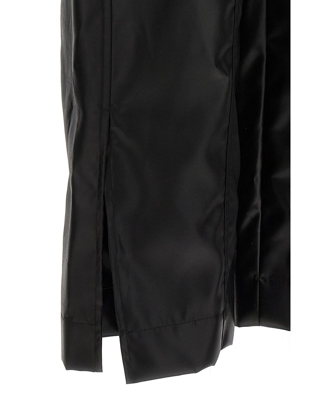 Jil Sander Black Panelled Design Straight Leg Pants