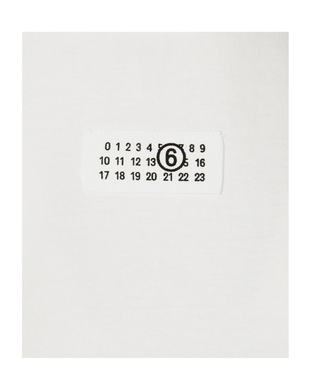 MM6 by Maison Margiela White Relaxed Fit Cotton T-Shirt