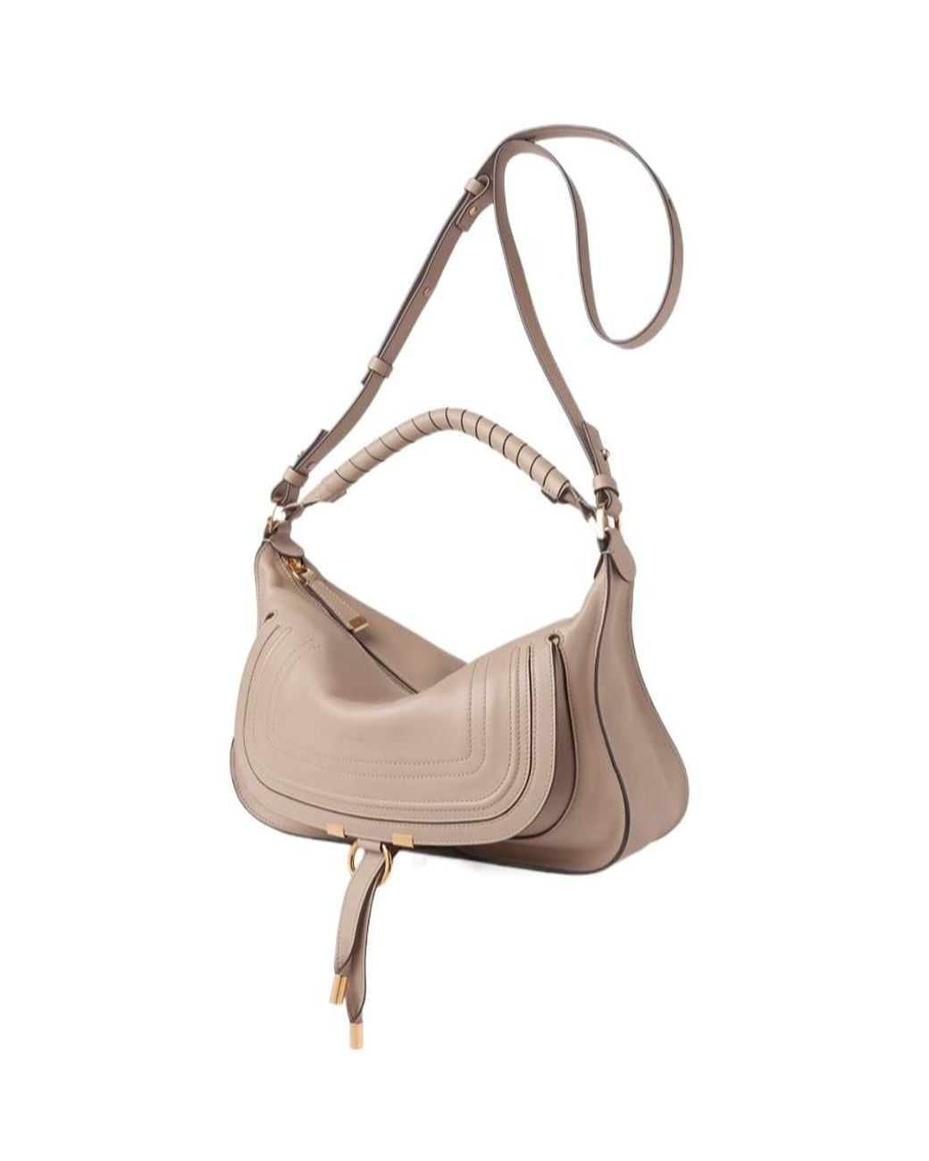 Chloé Natural Chloé Marcie Small Shoulder Bag