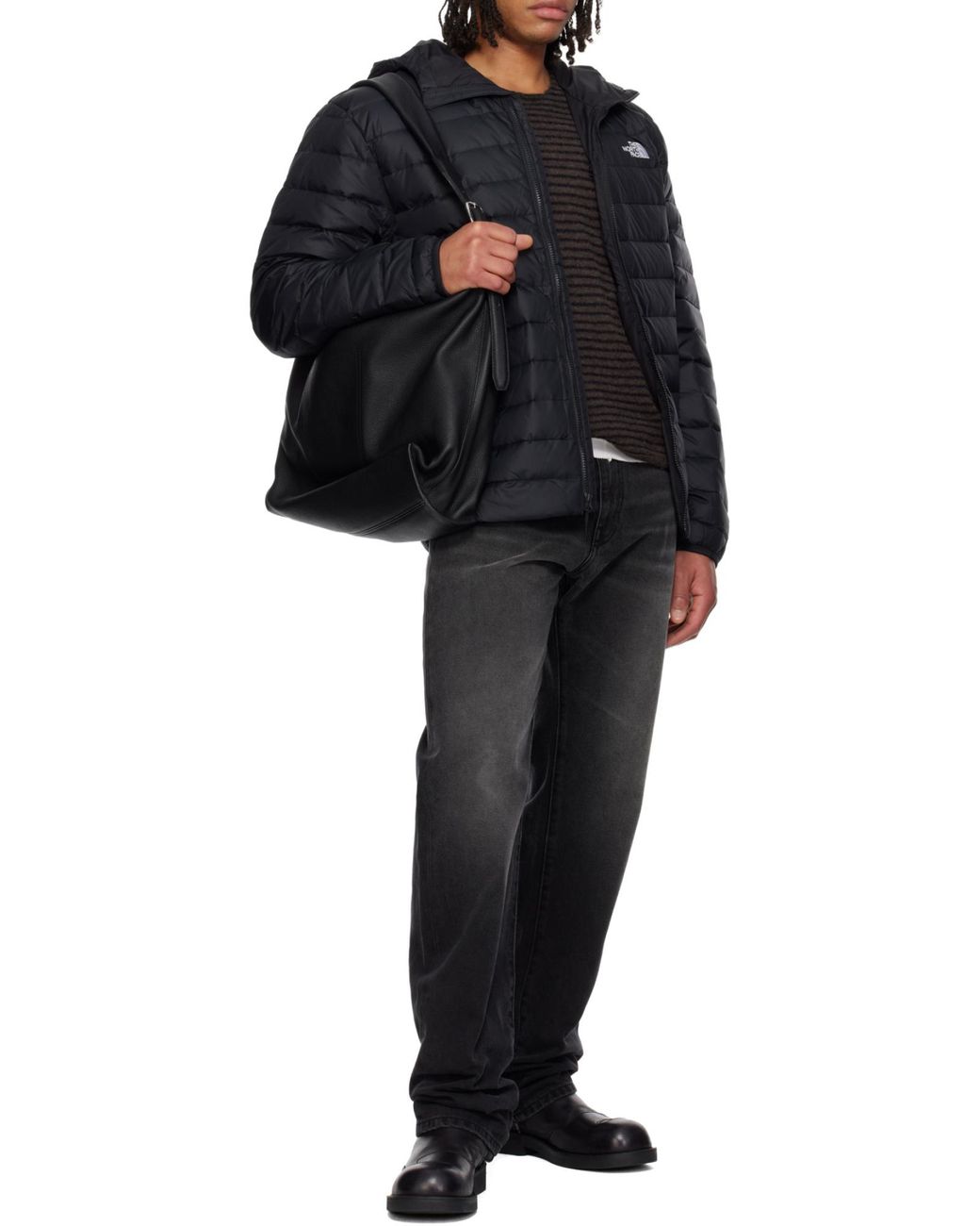 The North Face Black Classic Down Jacket for men