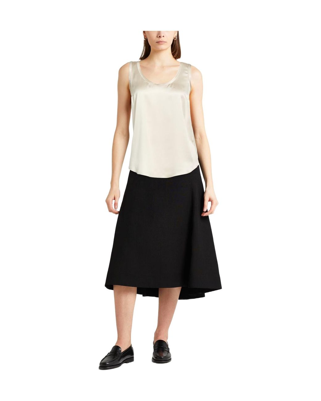 Brunello Cucinelli Natural Versatile Sleeveless Top For Fashion Matching