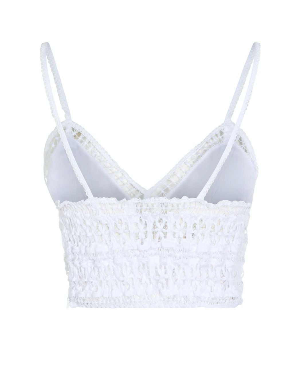 Charo Ruiz Blue Ibiza Ibiza Embroidered Cropped Top