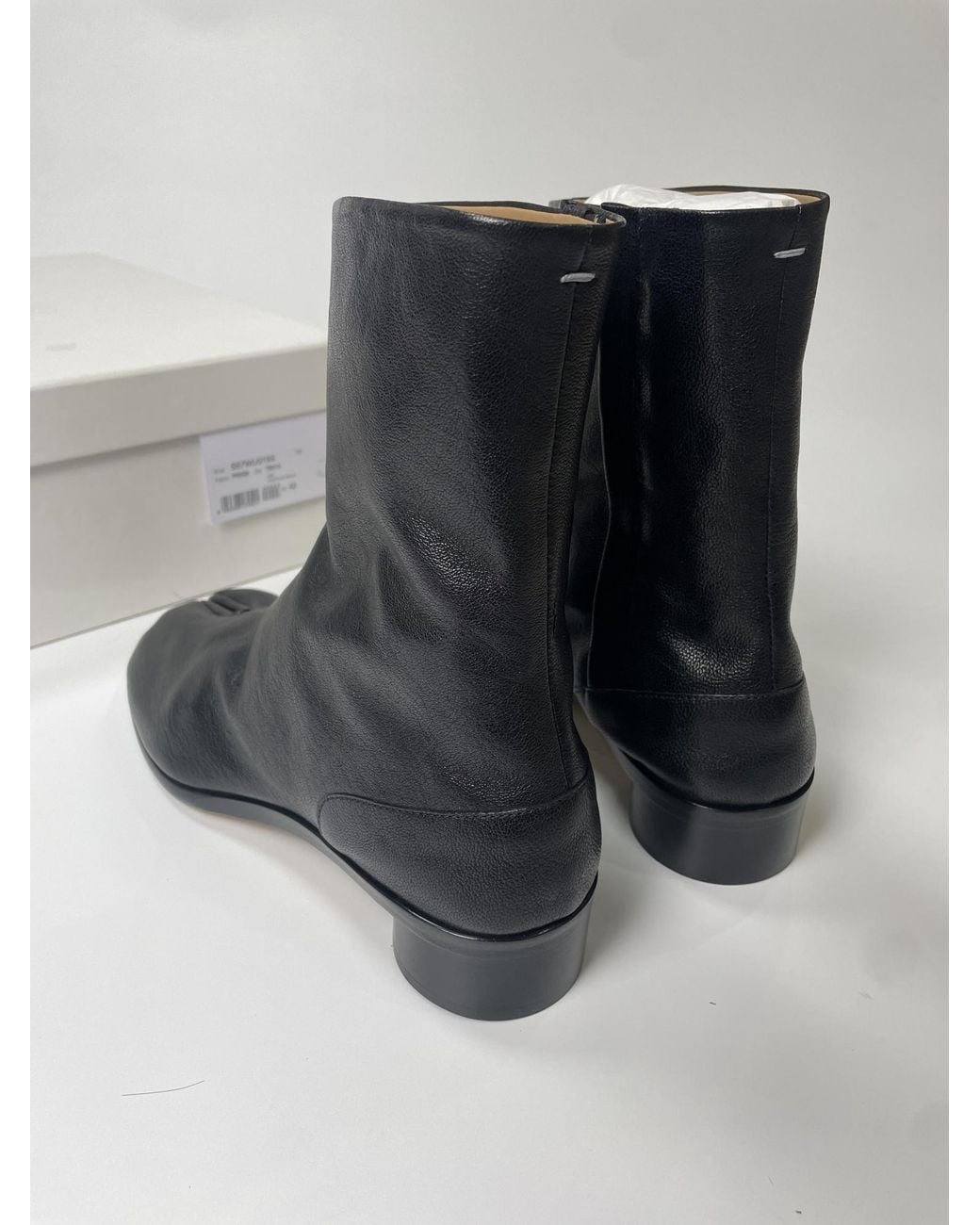 MM6 by Maison Margiela Black Boots for men