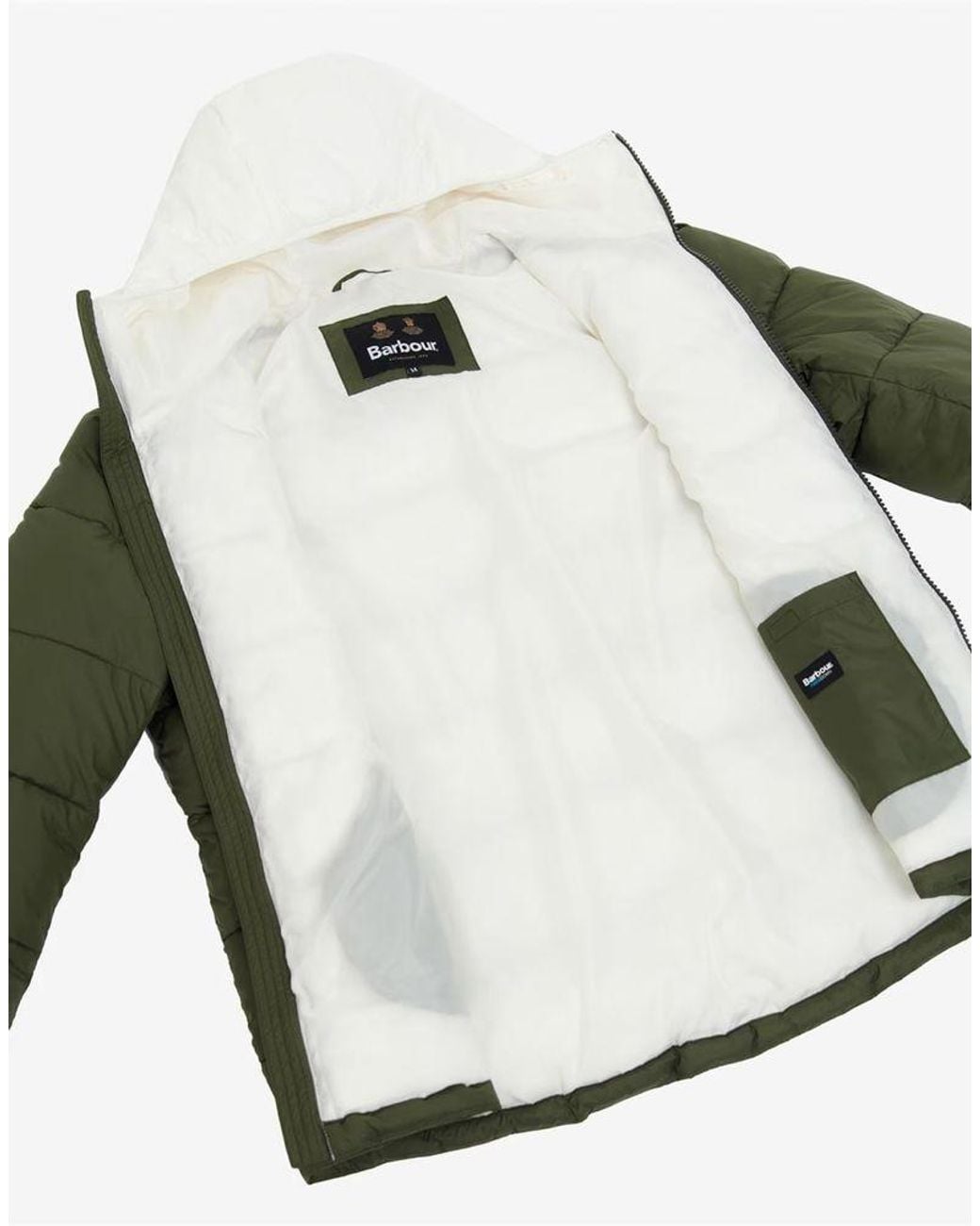 Barbour Green Quilted Jacket for men