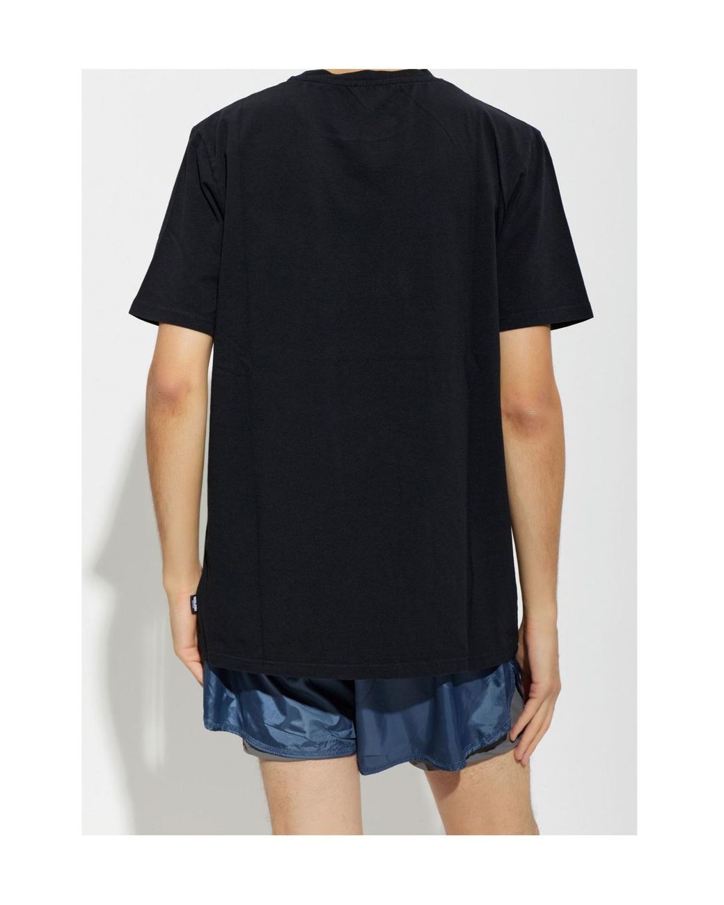 Moschino Black Bear-Printed Short Sleeved T-Shirt for men