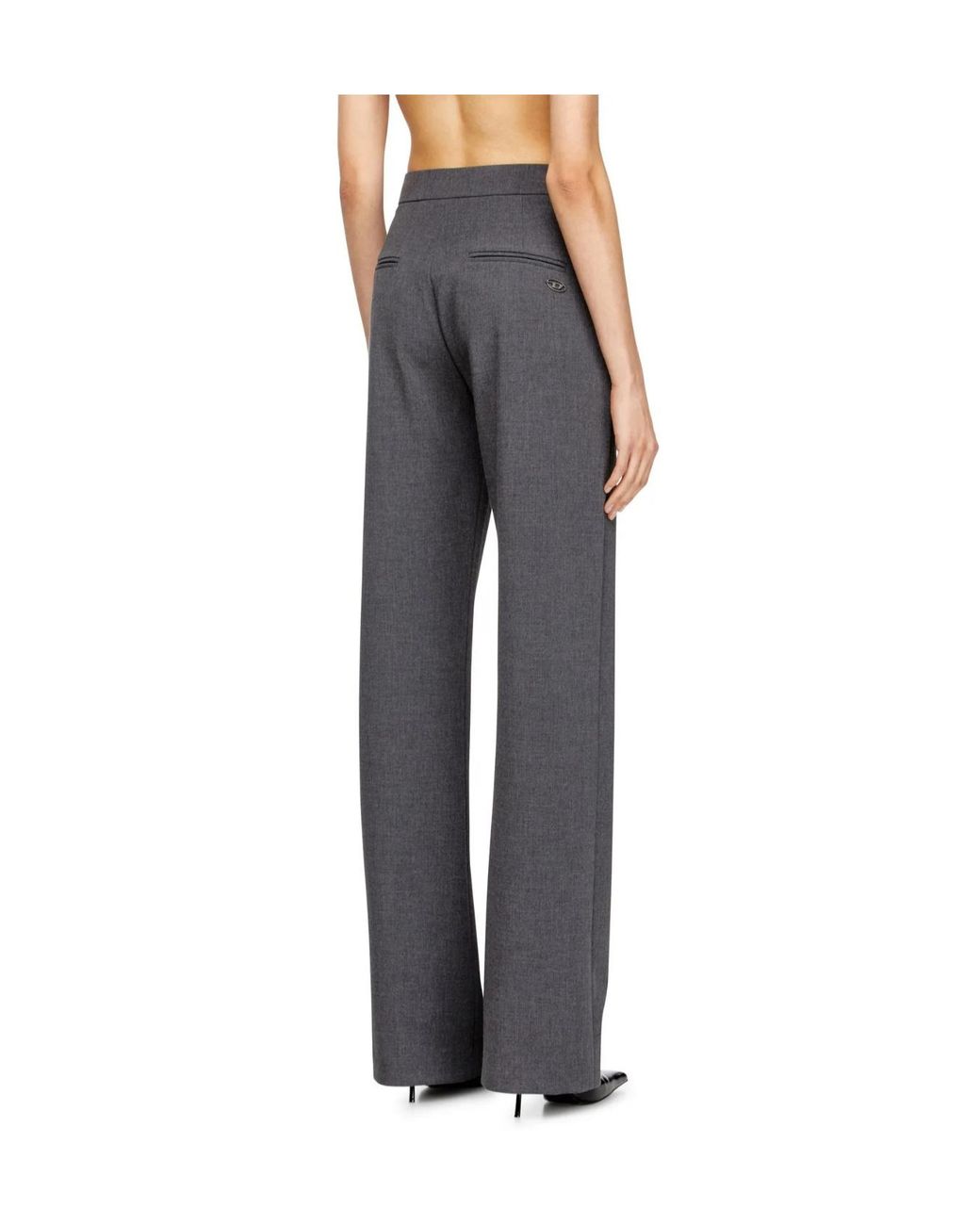DIESEL Gray P-Romise-S1 Tailored Pants