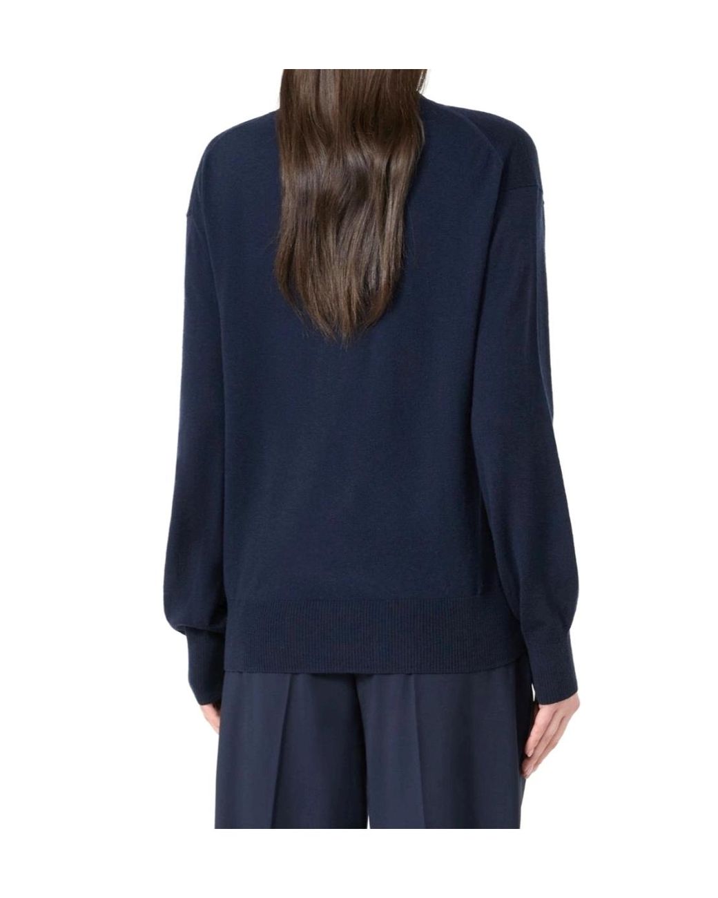 Weekend by Maxmara Blue Long-Sleeved Knitwear