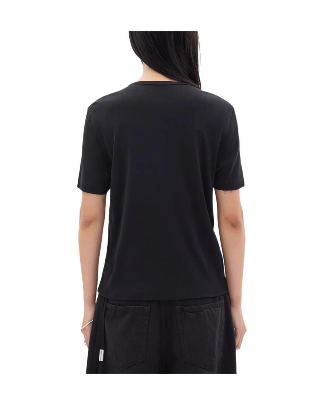Ann Demeulemeester Black Milner T-Shirt