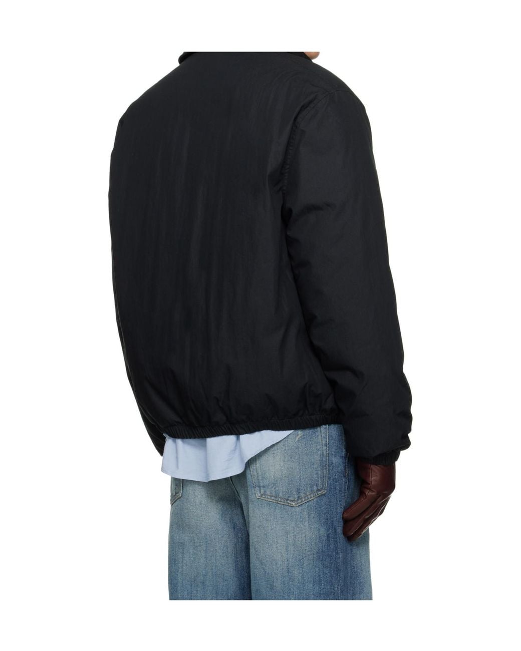 Our Legacy Black Avenue Puffa Jacket for men