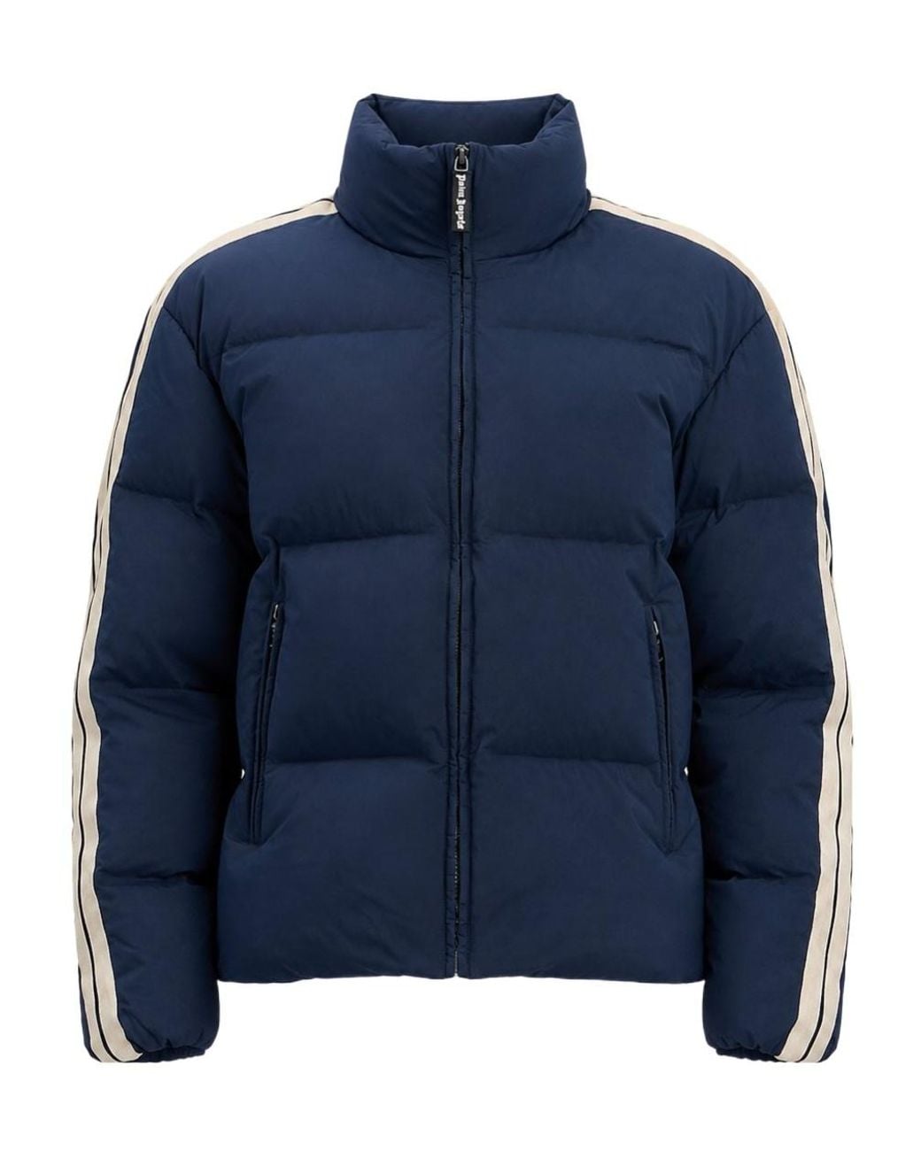 Palm Angels Blue Classic Logo Track Down Jacket for men