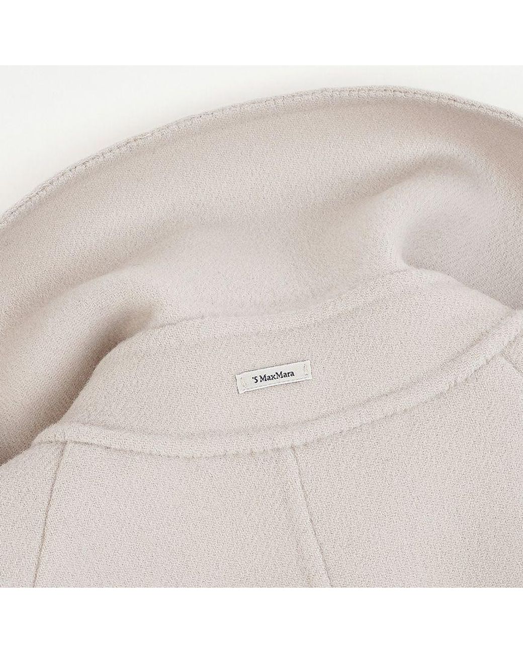 Max Mara Gray 'S Poldo Belted Long-Sleeved Coat