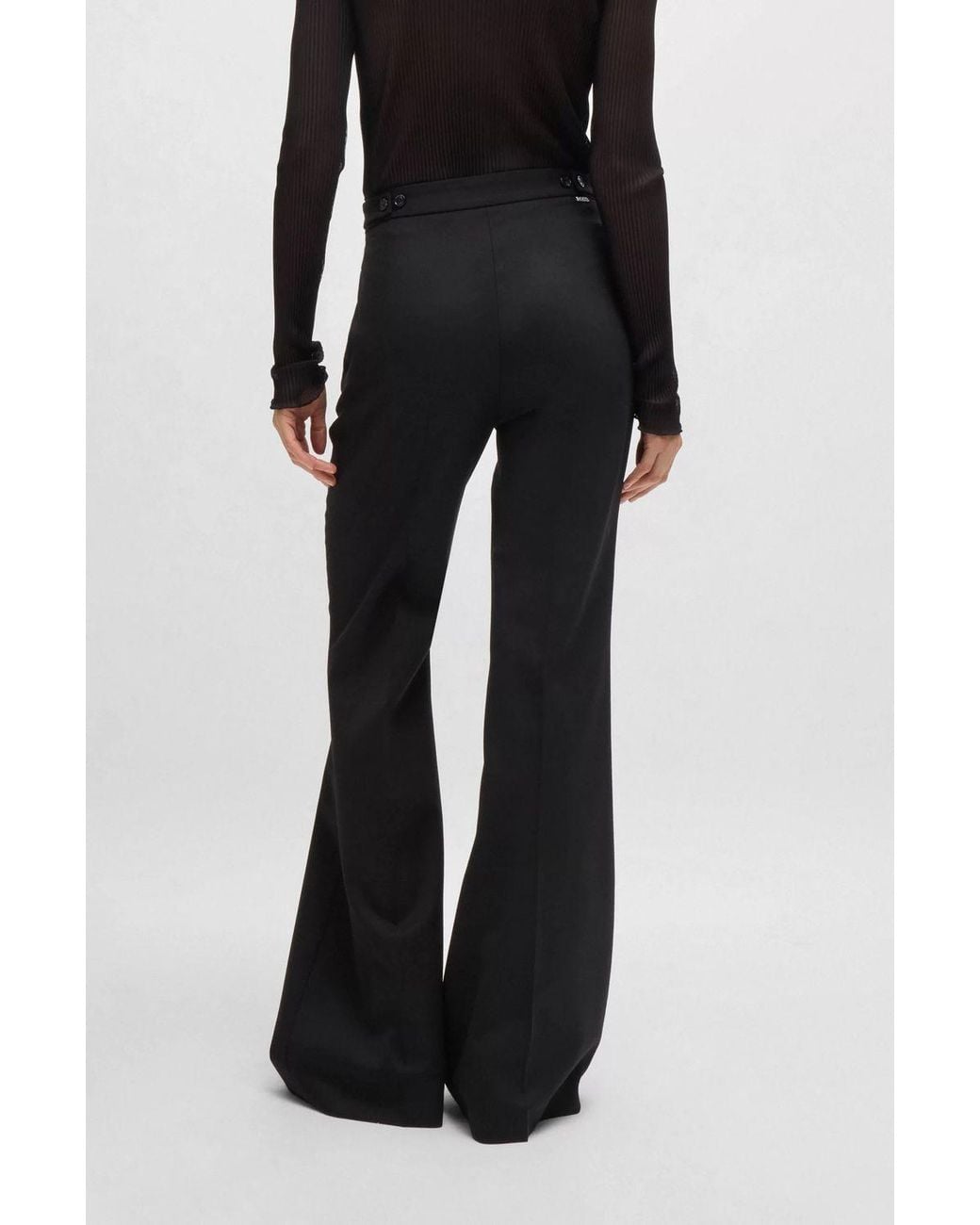Boss Black Boss Talia Flared Long Trousers