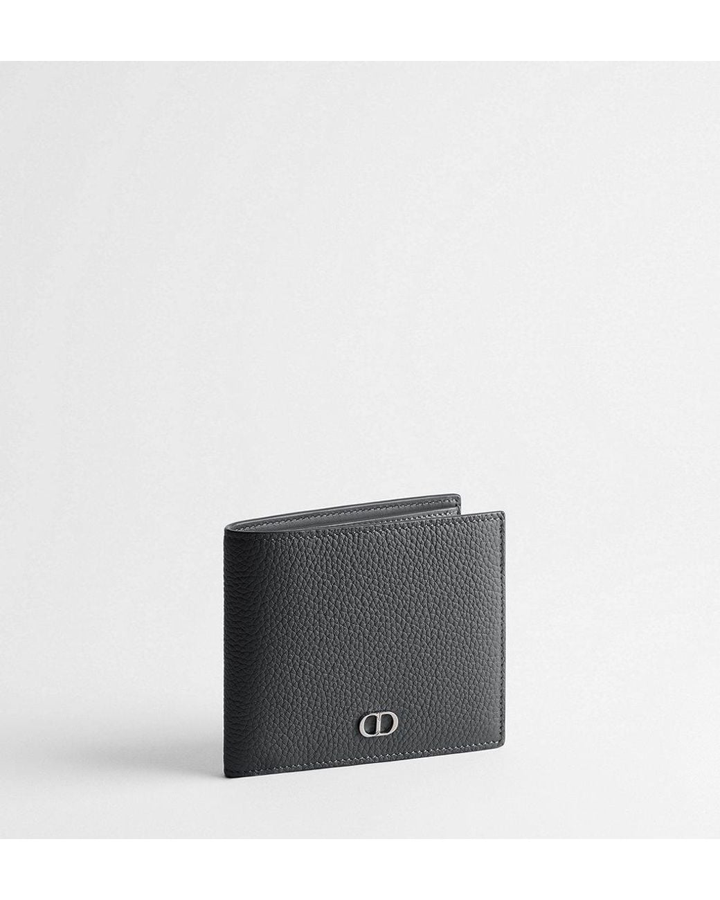 Dior Gray Cdicon Bifold Wallet for men