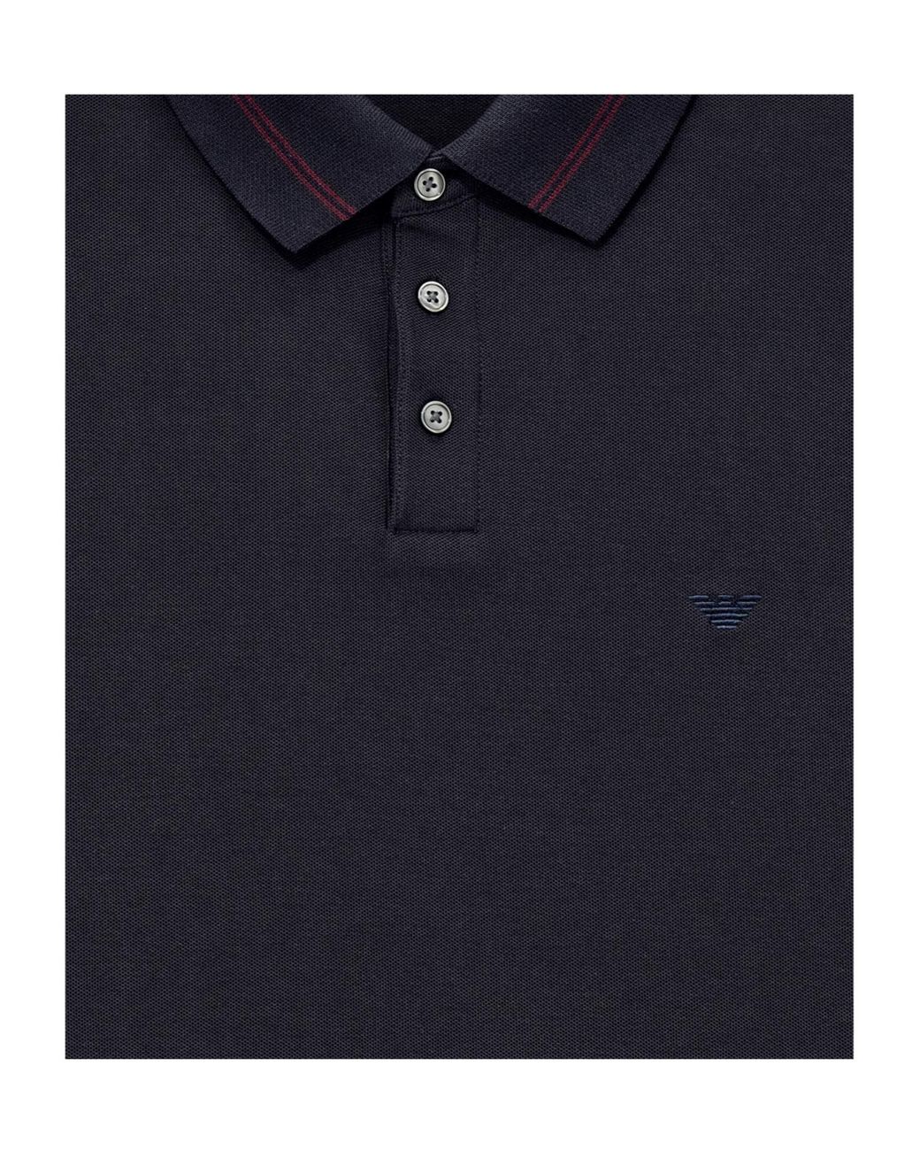 Emporio Armani Blue Short-Sleeved Polo Shirt for men
