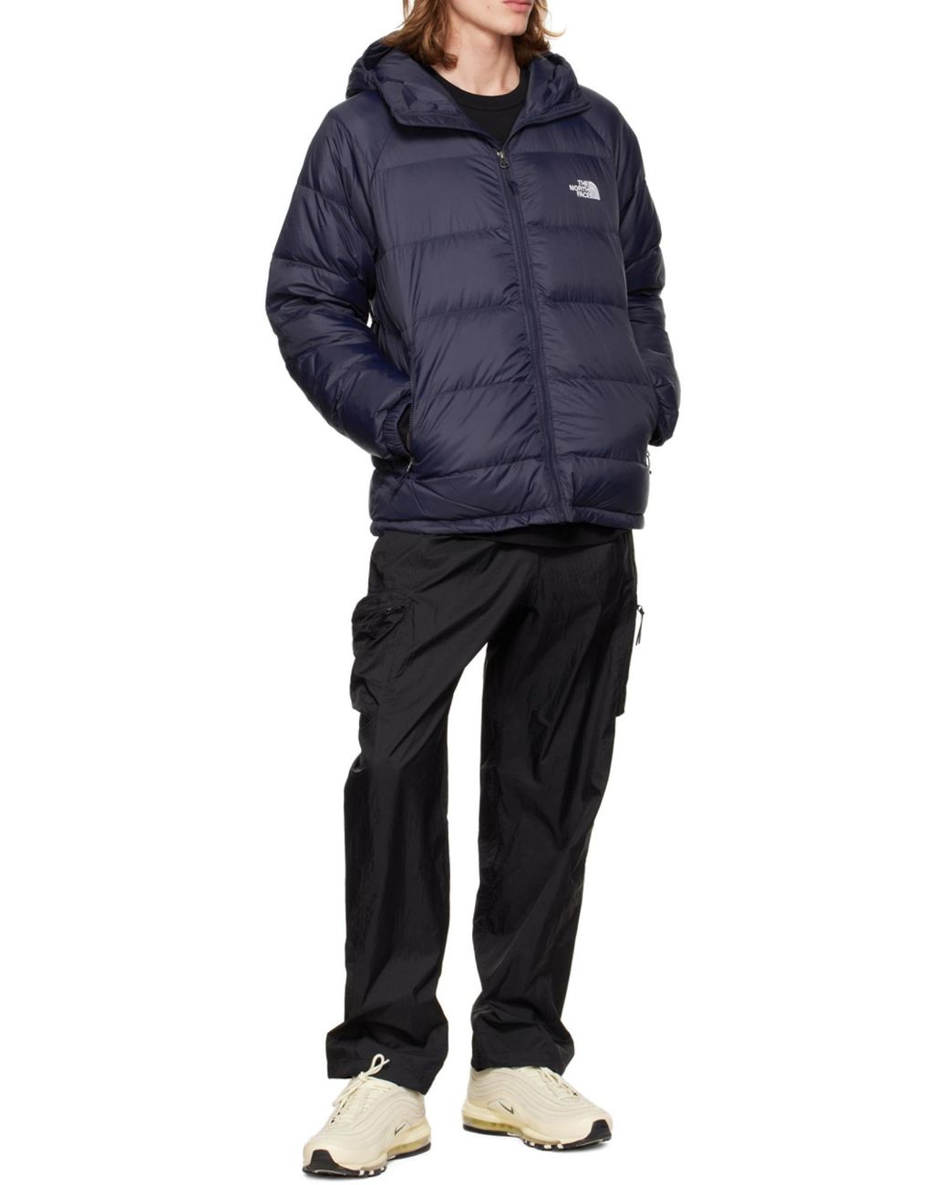 The North Face Black Hooded Padded Jacket for men